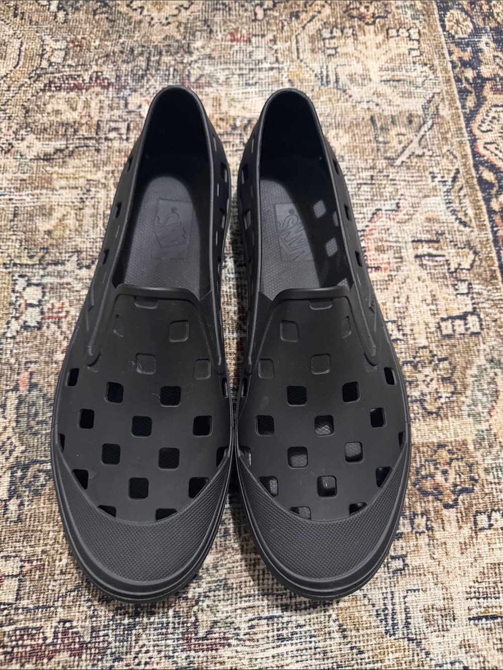 Vans Men's Black Trek Slip-On Ventilated Water-Friendly Shoes